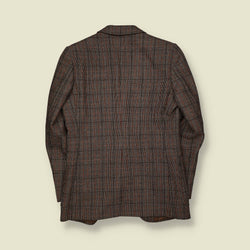 1970s | Check Blazer | Brown - XS