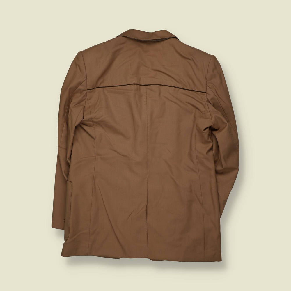 1970s | Western Leisure Jacket | Brown Tailored Blazer - S