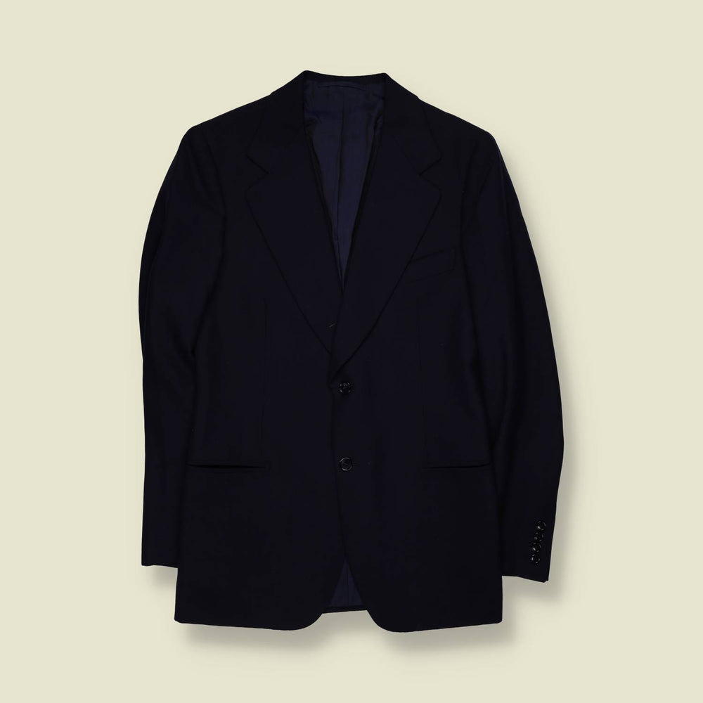 1970s | Tailored Blazer | Deep Blue - XXS