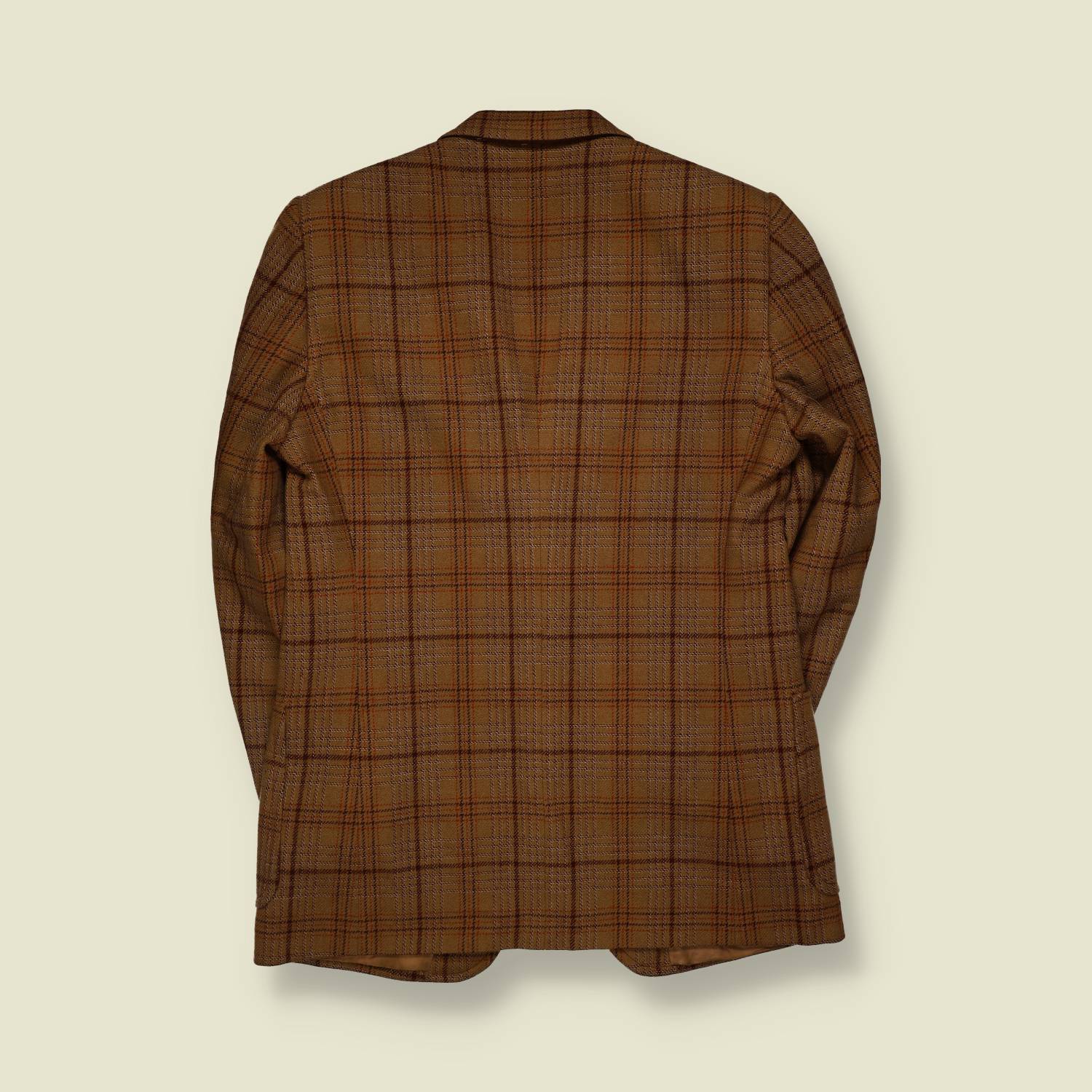1970s | Monuso | Checked Blazer | Brown - S