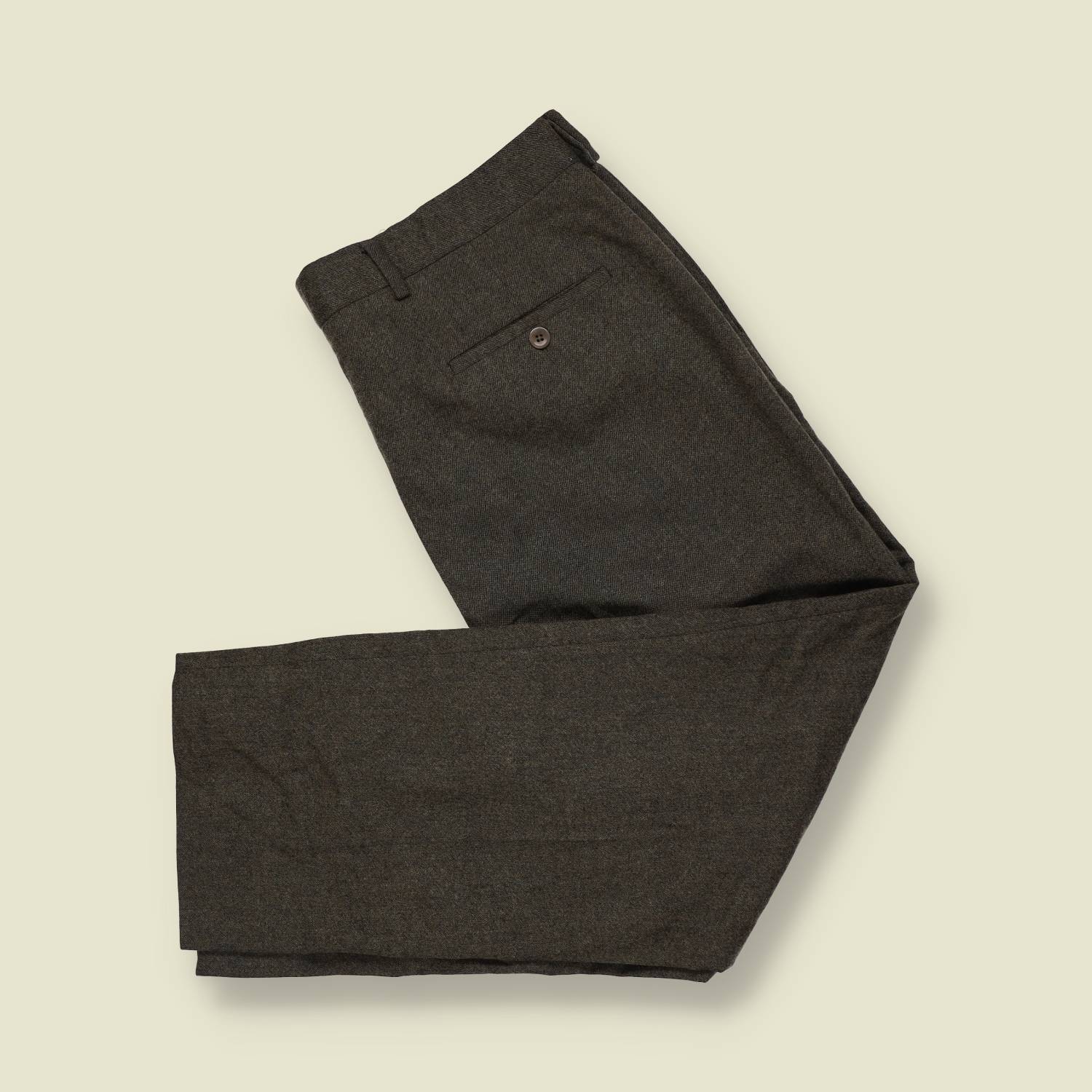 1980s | Coplay | Tailored Trousers | Brown - w36