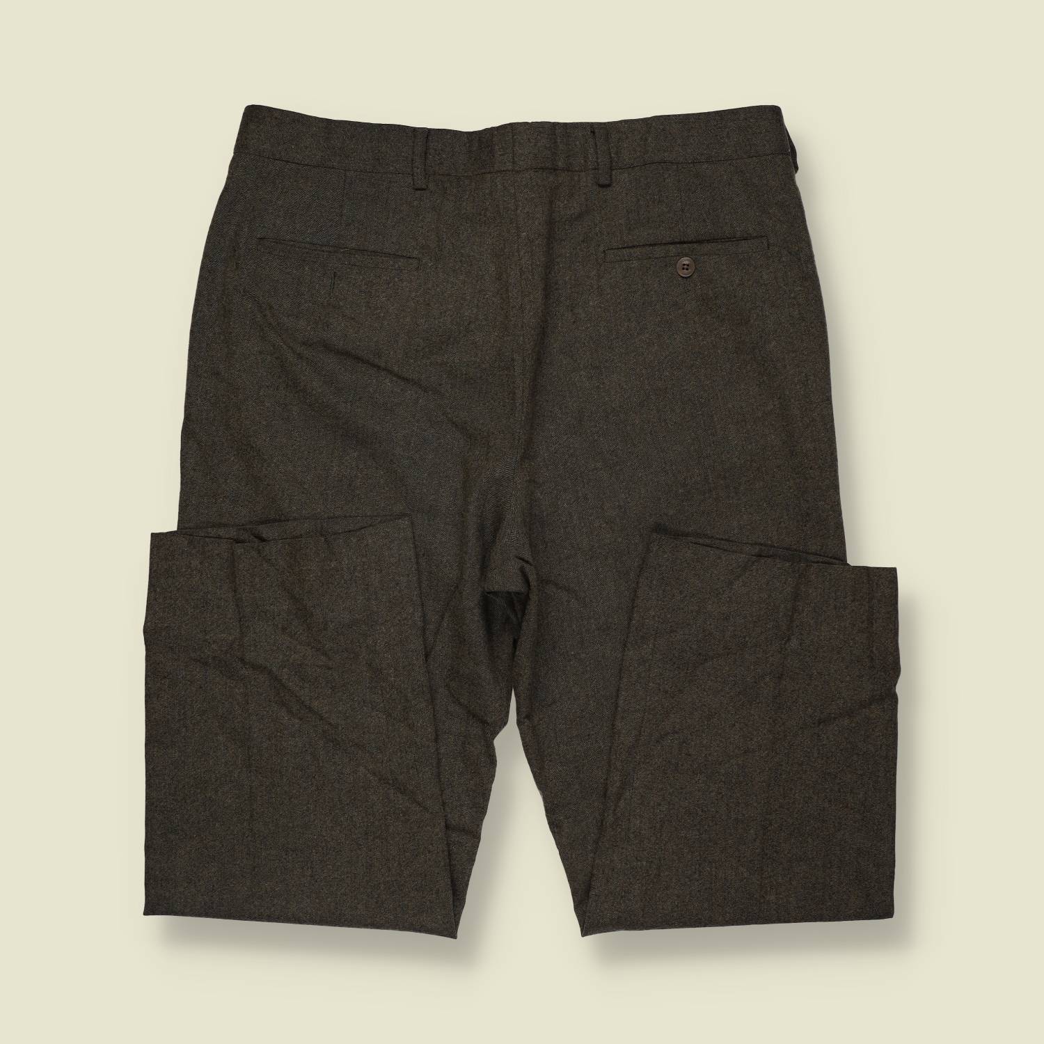 1980s | Coplay | Tailored Trousers | Brown - w36
