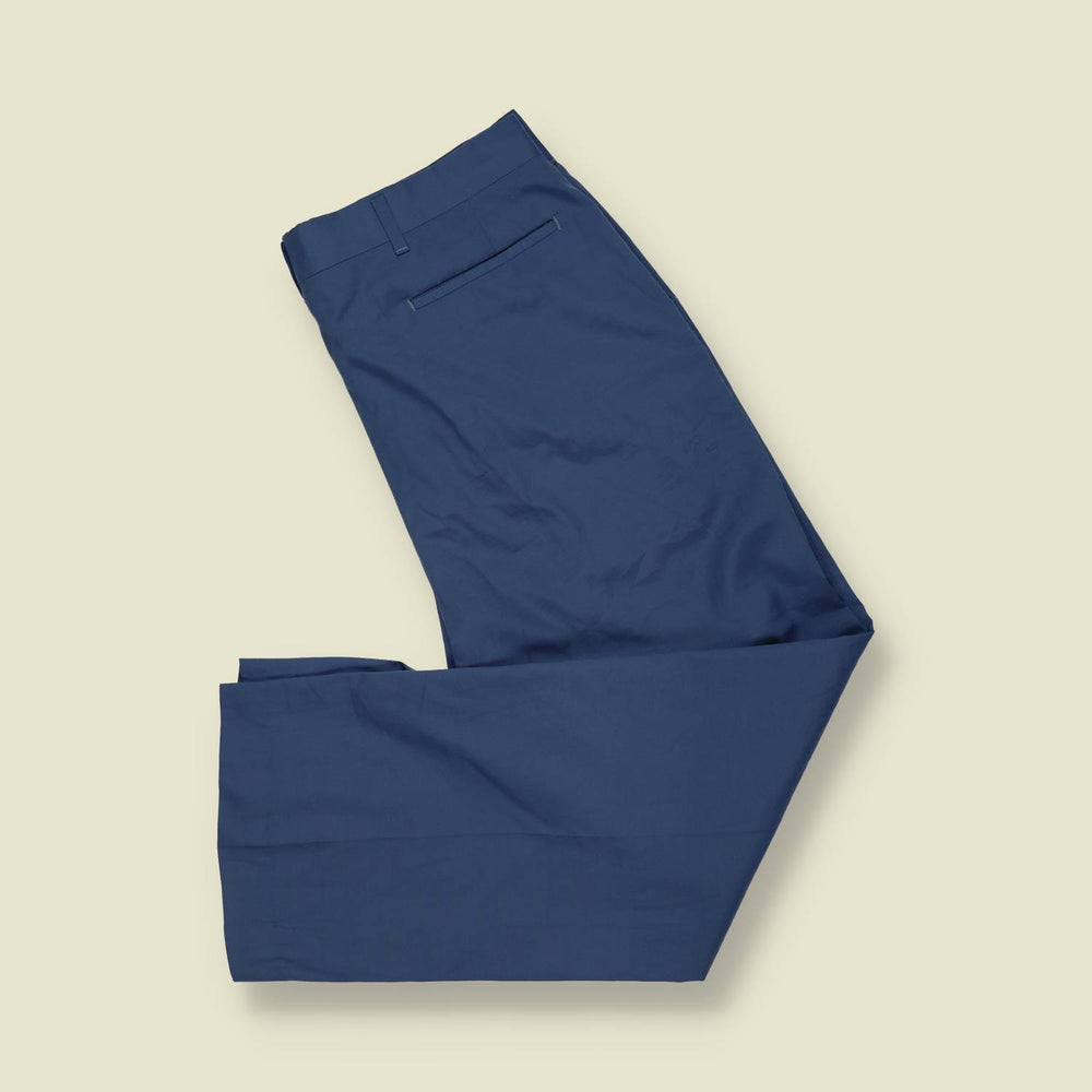 1970s | Haggar | Tailored Trousers | Blue - w34