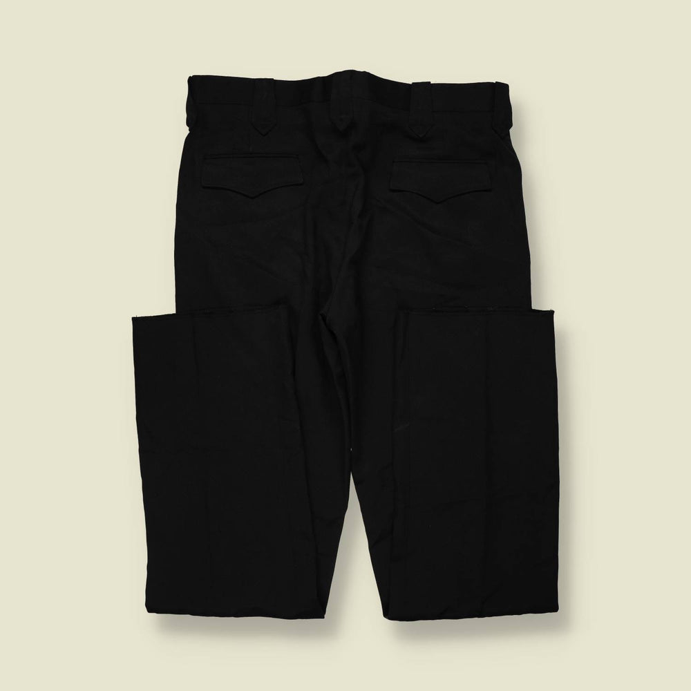 1970s | Deadstock | Black Trousers - w36