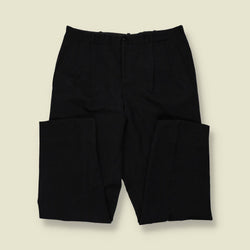 1950s | Suit Trousers | Black - w34