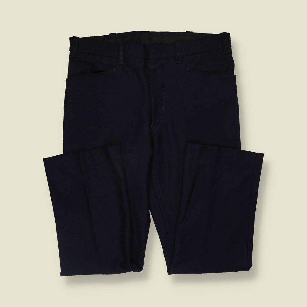 1970s | Tailored Trousers | Blue - w36