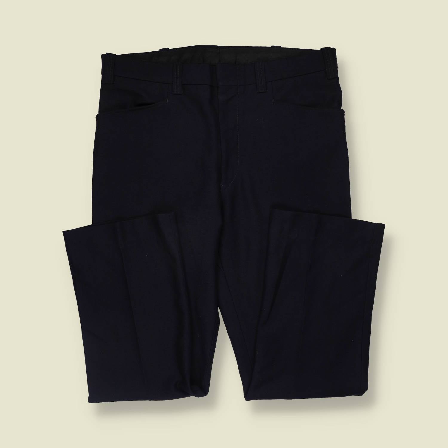 1970s | Tailored Trousers | Blue - w36