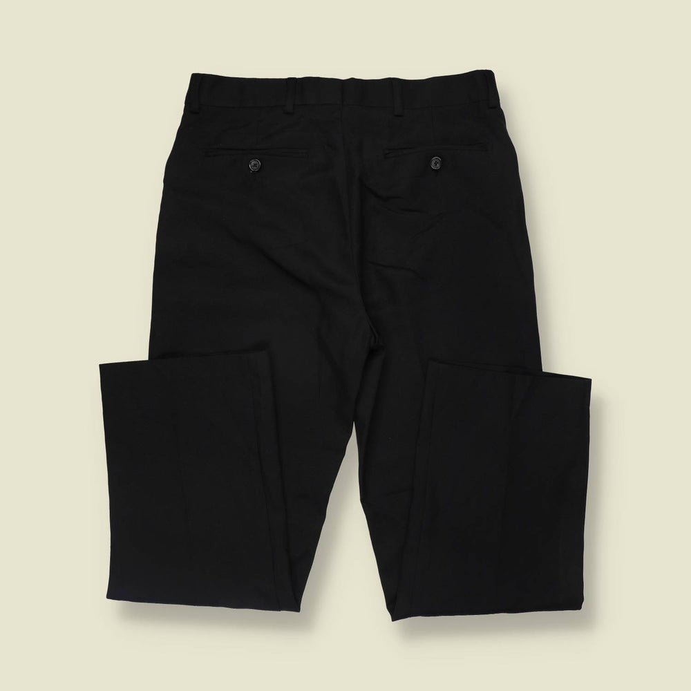 1970s | Protocol | Tailored Trousers | Black - w32