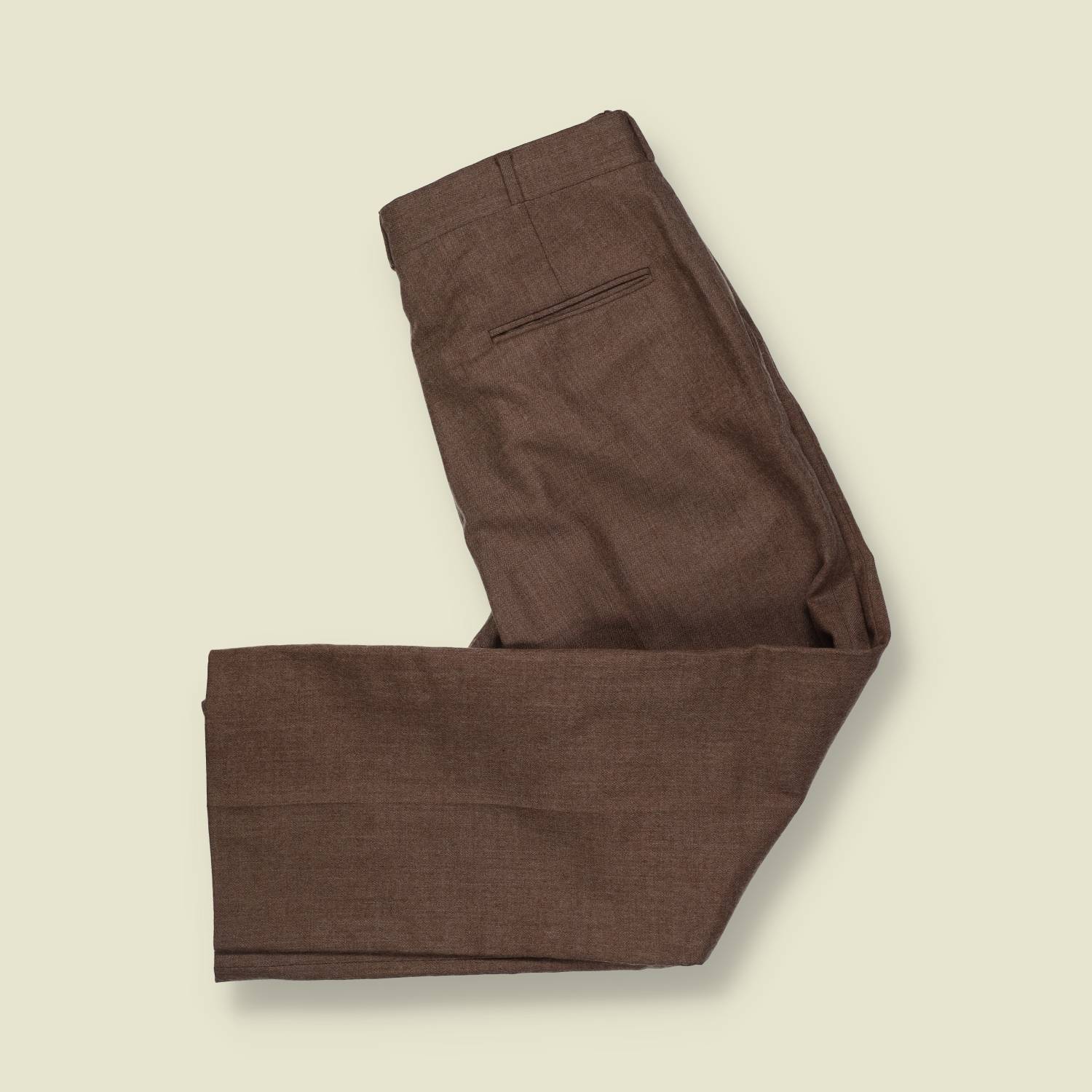 1970s | Tailored Trousers | Brown - w34