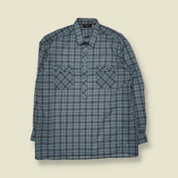 1970s | Shirt | Blue Check - L