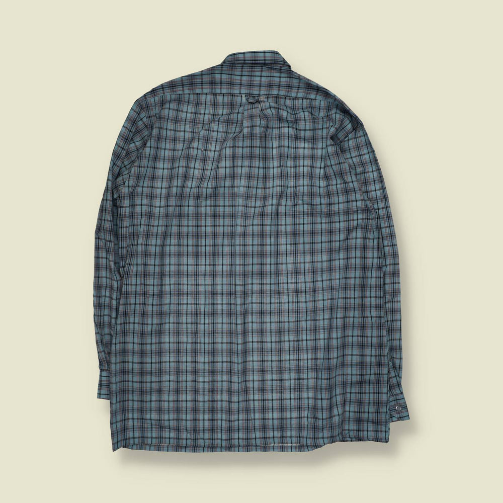 1970s | Shirt | Blue Check - L