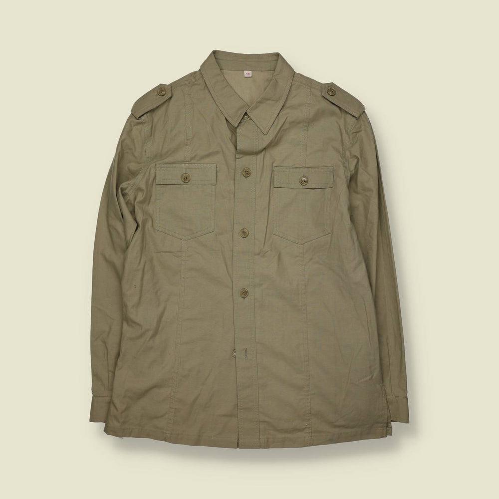 1960s–1970s | Safari Shirt | Khaki - L