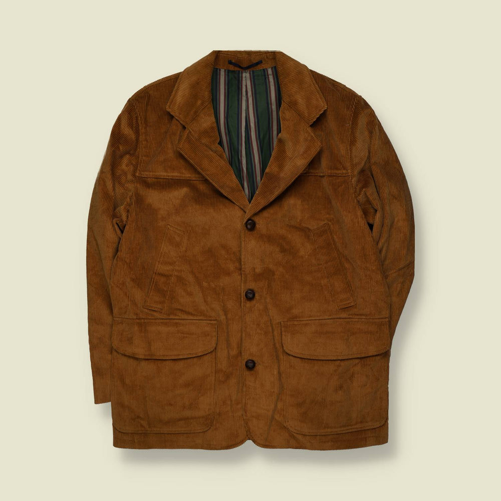 1990s | Utility Coat | Tan Brown - L