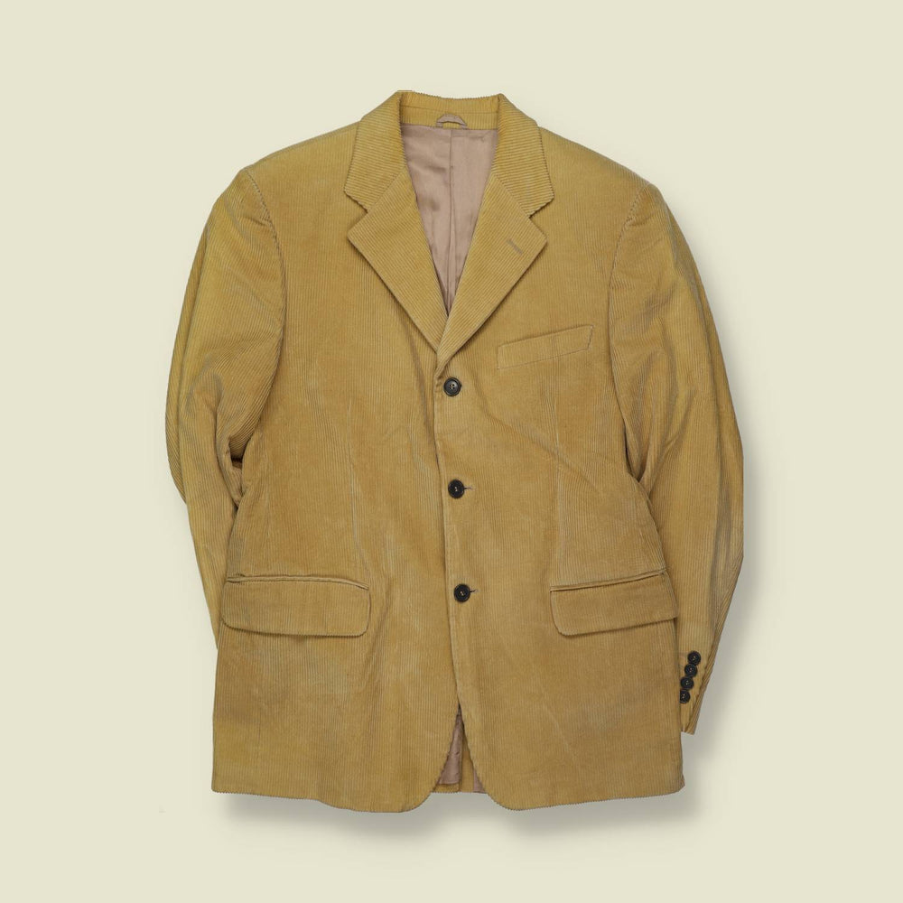 1990s | Corduroy Blazer | Camel - L