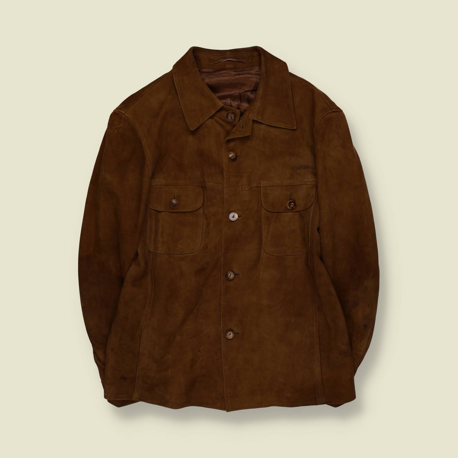 1970s | Hirmer | Suede Jacket | Tan Brown - L