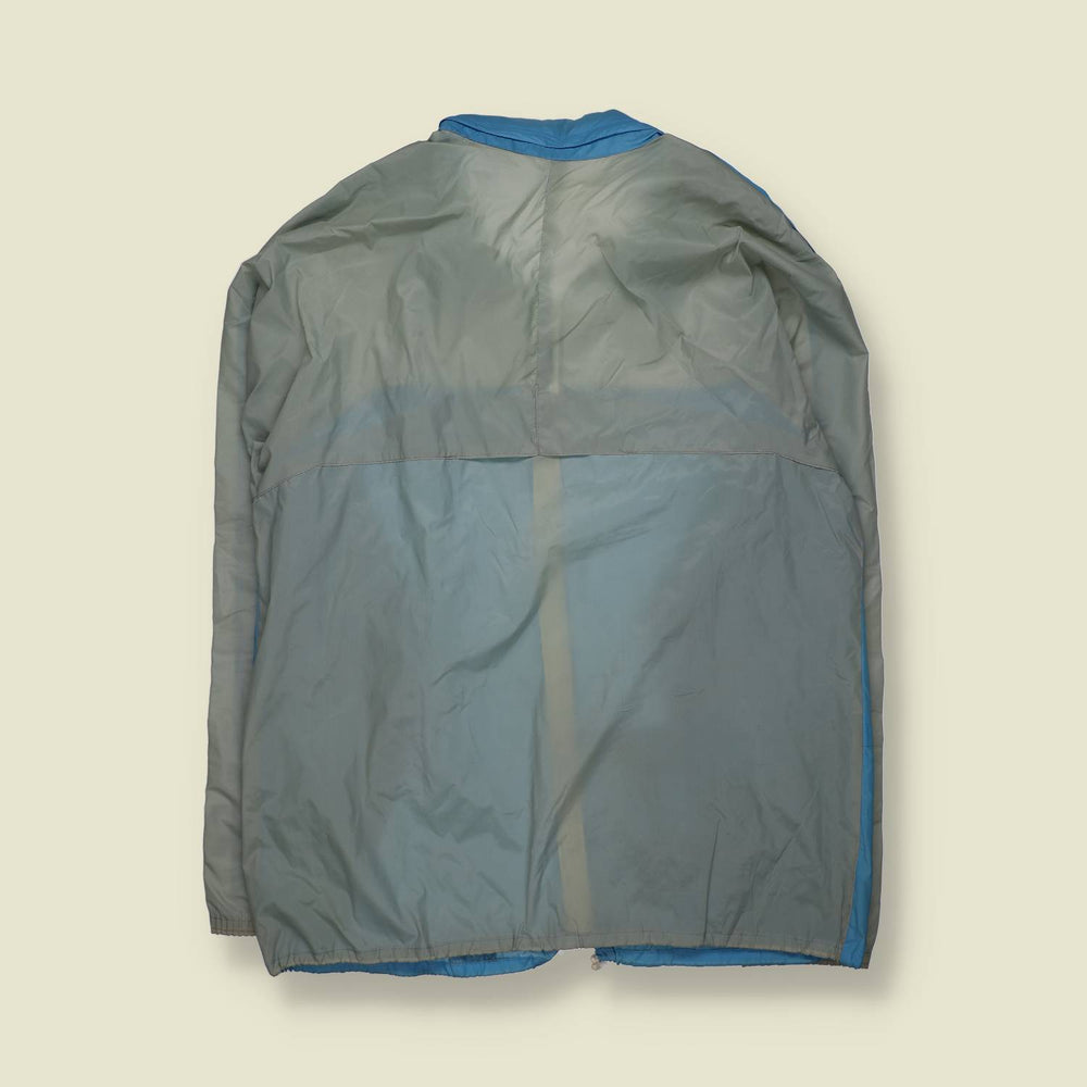 1970s | Adidas Ventex Made In Tunisia | Windbreaker | Sky Blue - L