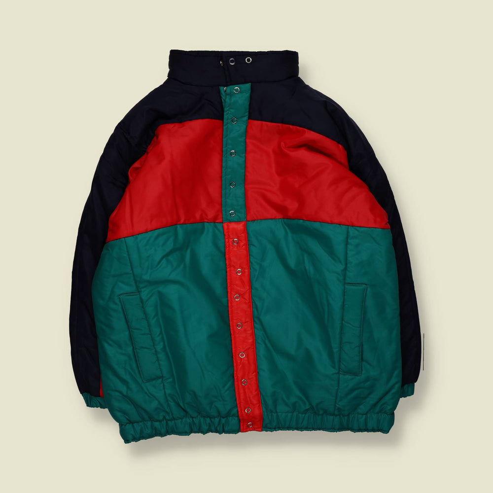 1990s | Ski Jacket | Colour Block - XXL