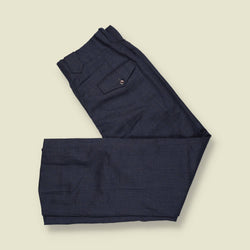1970s | Western Trousers | Navy Pinstripe - w34