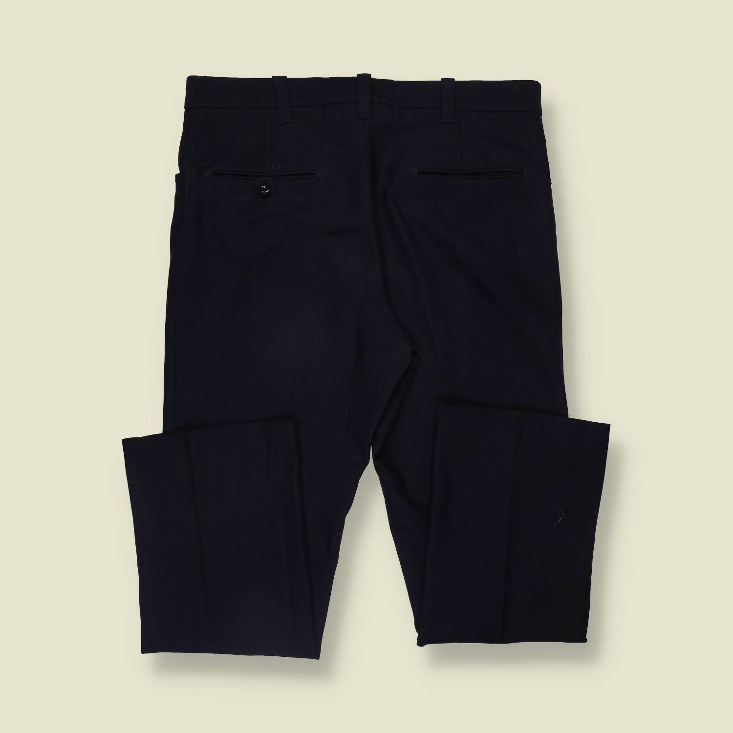 1970s | Tailored Trousers | Blue - w36