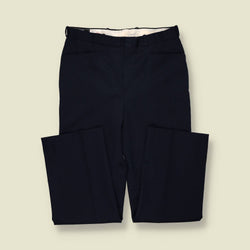 1970s | Sears | Tailored Trousers | Dark Blue - w34