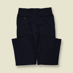 1970s | Sears | Tailored Trousers | Dark Blue - w34