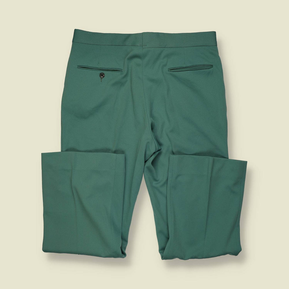1970s | Flared Trousers | Green - w34