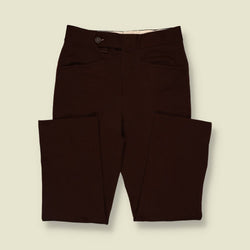 1970s | The Knack | Tailored Trousers | Brown - w30