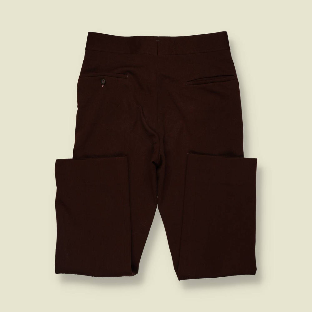 1970s | The Knack | Tailored Trousers | Brown - w30