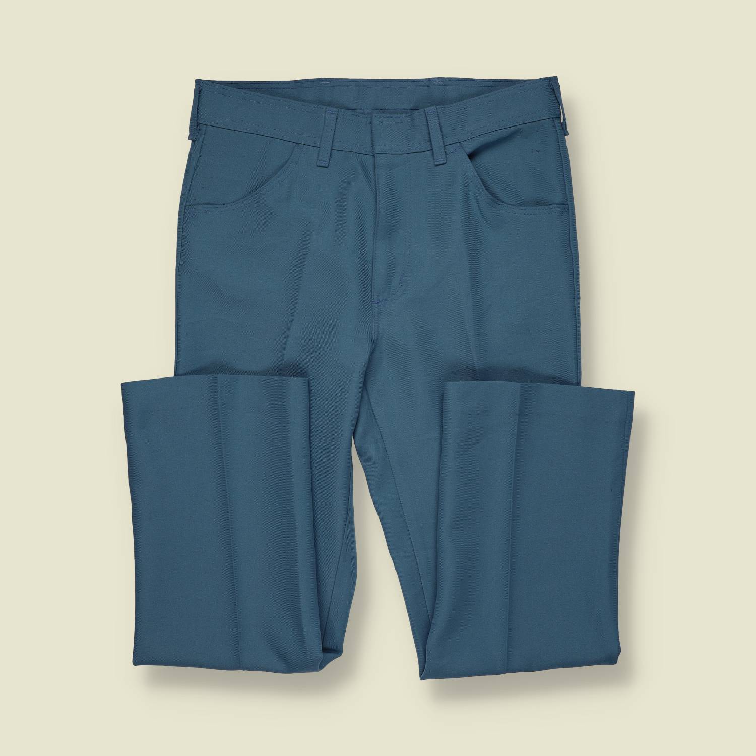 1970s | Sport Abouts | Tailored Trousers | Blue - w32