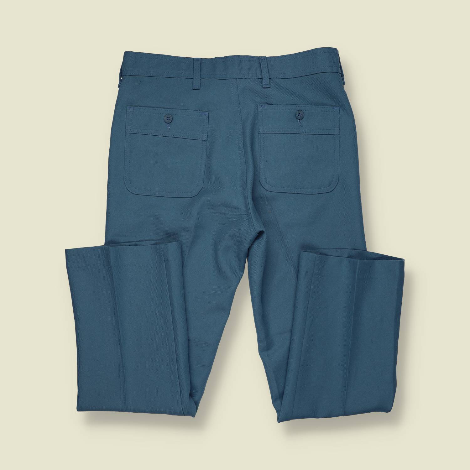 1970s | Sport Abouts | Tailored Trousers | Blue - w32