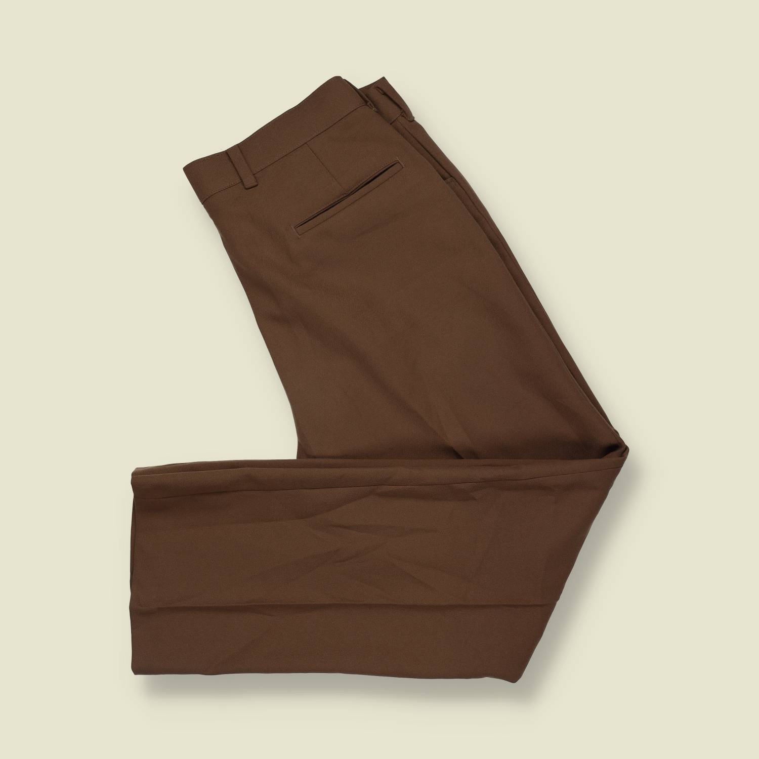 1970s | Levi’s Sta-Prest | Tailored Trousers | Brown - w36