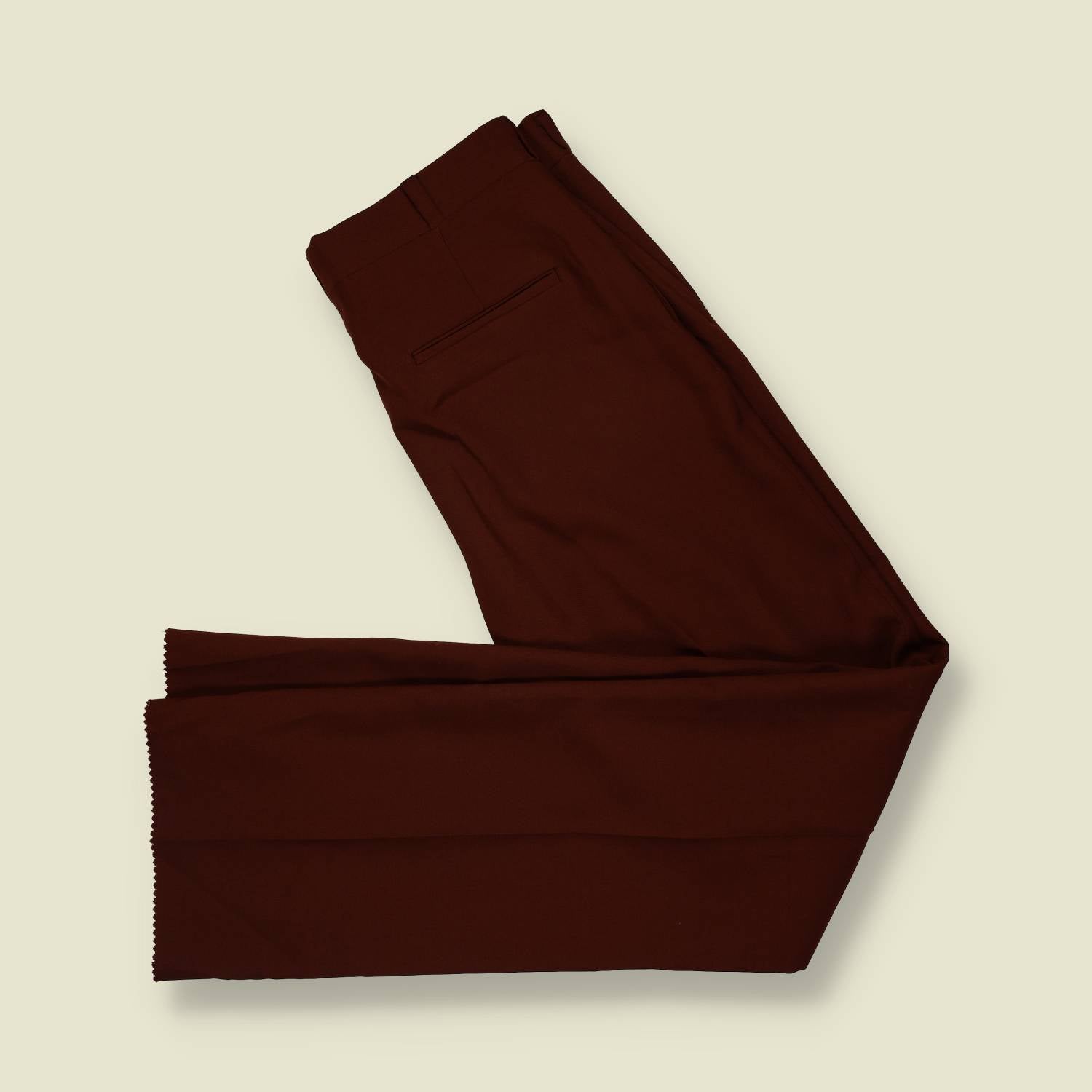 1970s | Hubbard Slacks | Tailored Trousers | Brown - w34