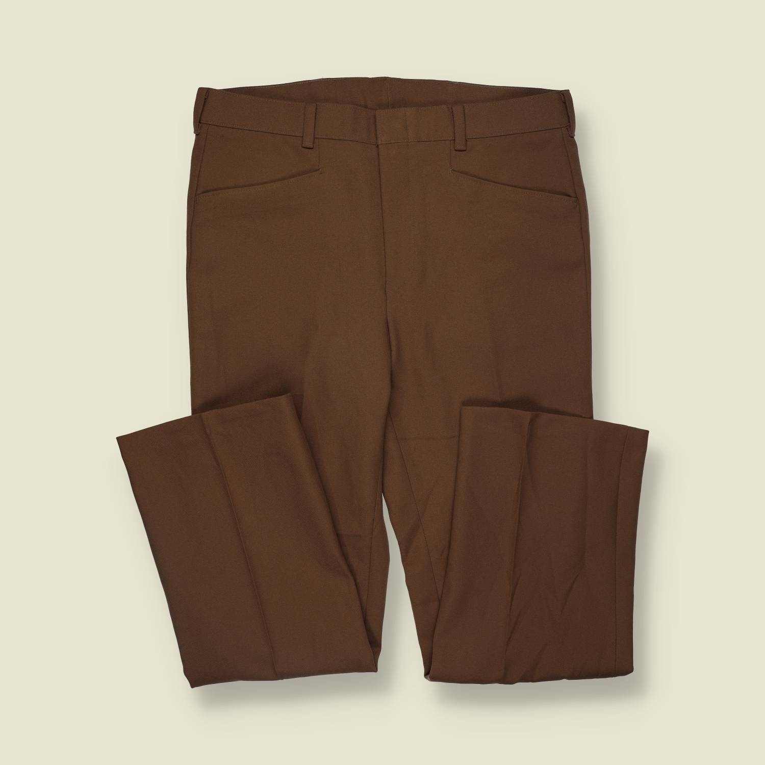 1970s | Levi’s Sta-Prest | Tailored Trousers | Brown - w36