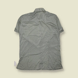 1970s | Desieree | Short Sleeve Shirt | Geometric Print - XL