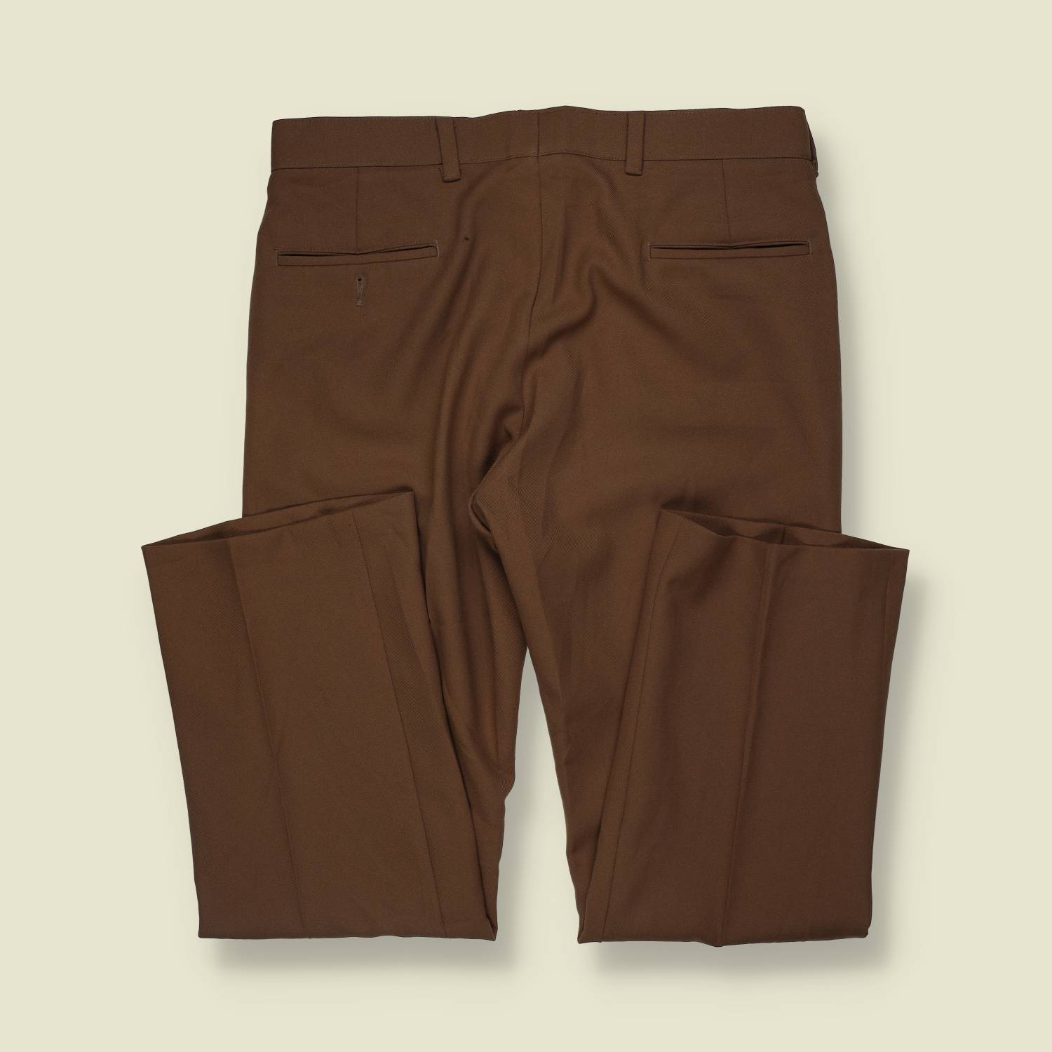 1970s | Levi’s Sta-Prest | Tailored Trousers | Brown - w36