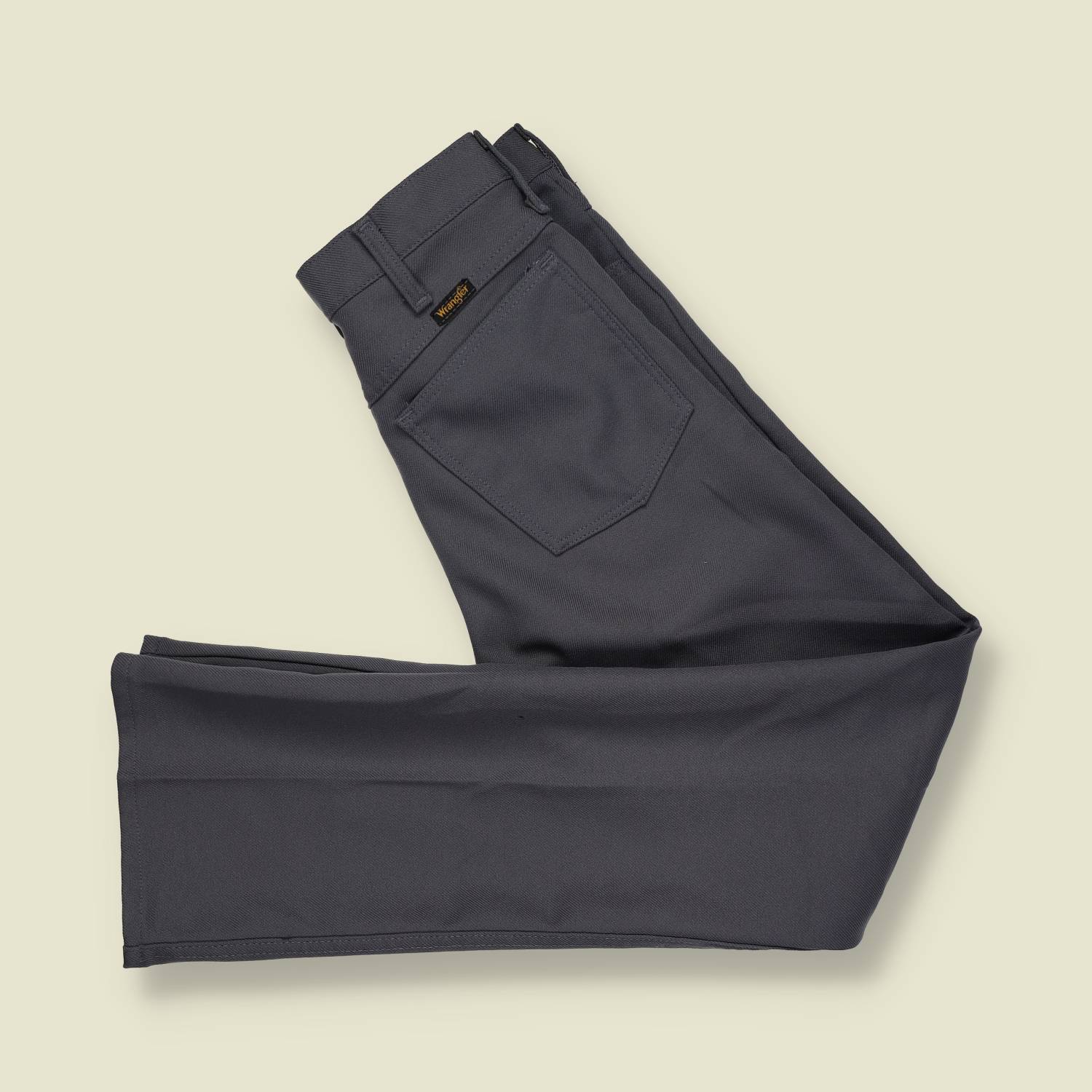 1970s | Wrangler | Charcoal Workwear Trousers - w28