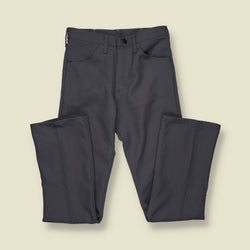1970s | Wrangler | Charcoal Workwear Trousers - w28