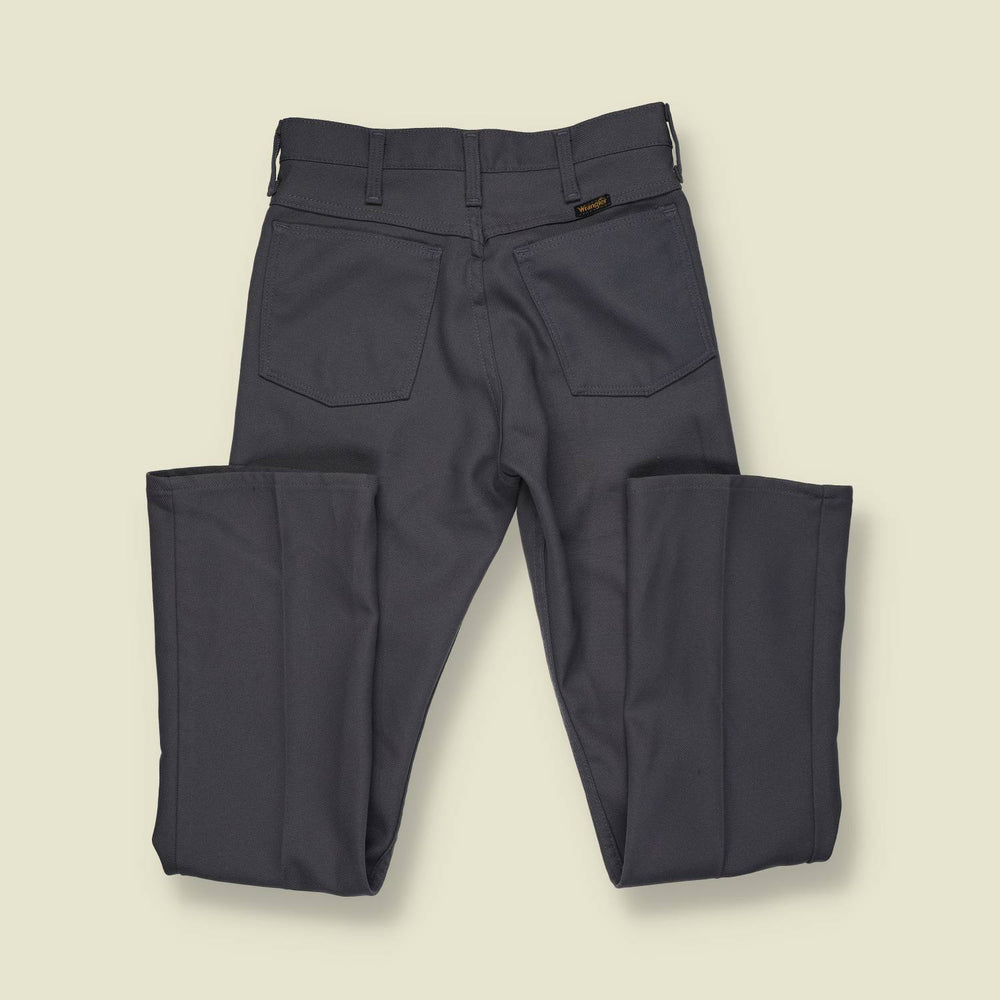1970s | Wrangler | Charcoal Workwear Trousers - w28