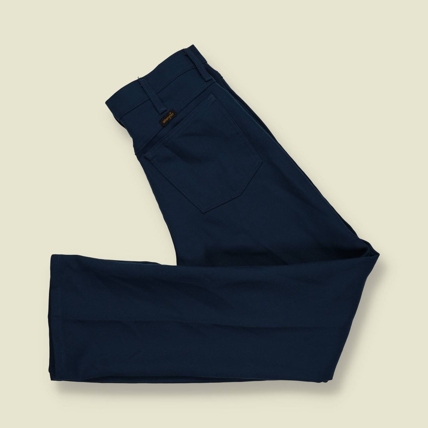 Late 1970s–1980s | Made in USA | Wrangler | Navy Workwear Trousers - w28