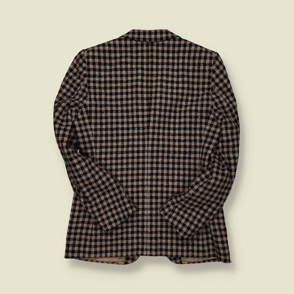 1970s | Tailored | Wool Check Blazer - S