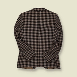 1970s | Tailored | Wool Check Blazer - S