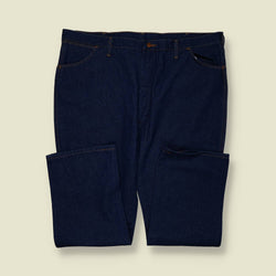 Late 1970s–1980s | Made in USA | Wrangler | Dark Indigo Denim Jeans - w44