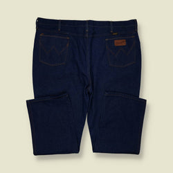 Late 1970s–1980s | Made in USA | Wrangler | Dark Indigo Denim Jeans - w44