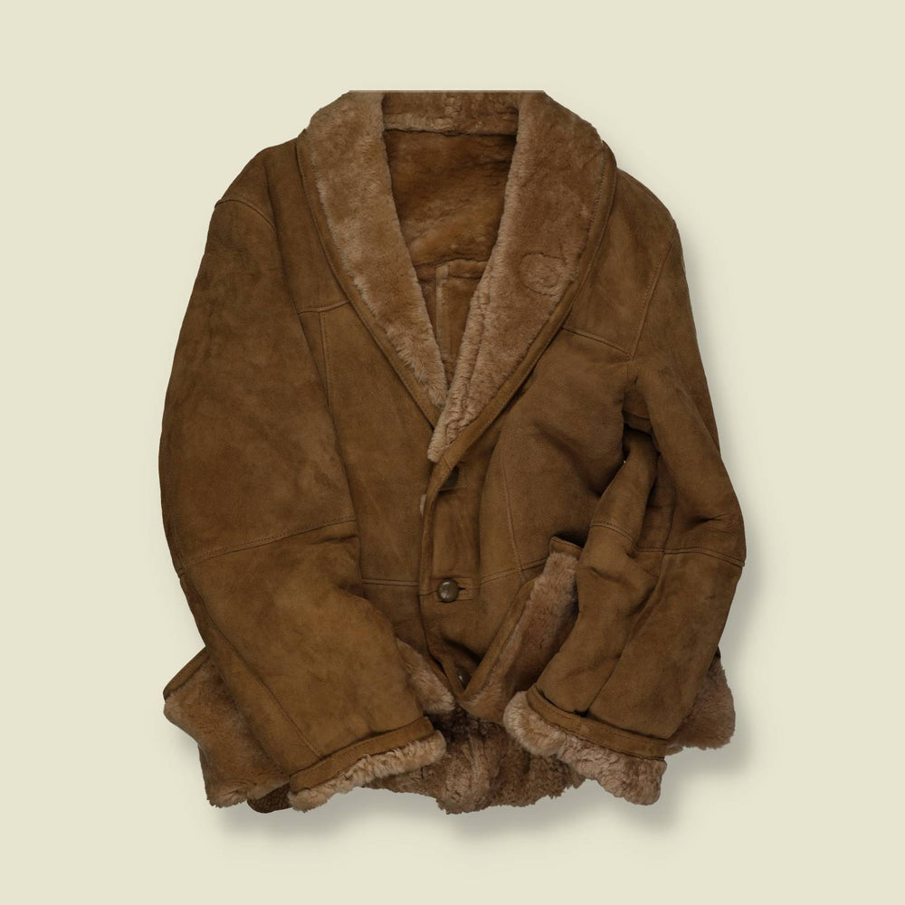 1980s–1990s | European | Sheepskin Coat - M/L