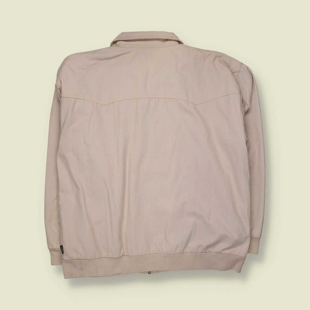 2000s | Merc London | Stone Zip-Through Harrington Jacket - XL