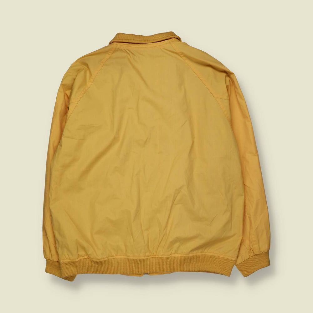 1980s | Yellow Zip-Through Bomber Jacket - 3XL