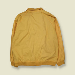 1980s | Yellow Zip-Through Bomber Jacket - 3XL