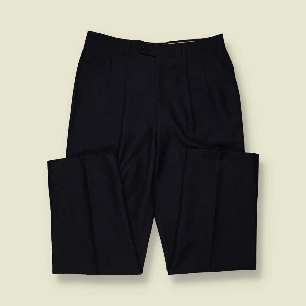 1990s | Navy Two-Piece Suit - Made in Italy - S