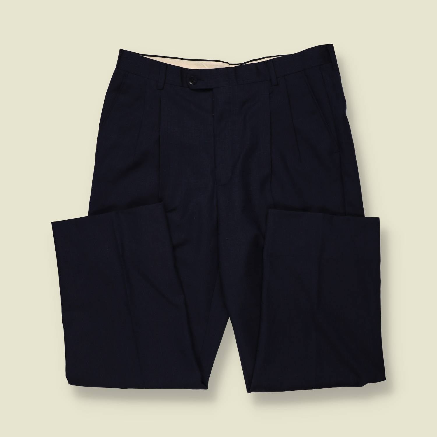 1990s | Angelico | Navy Two-Piece Suit - Made in Italy - M