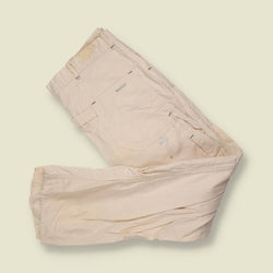 1970s-80s | Hogwashers | Cream Jack Daniels Painter's Cargo Pants - w36